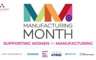 manufacturing month logo - supporting women in manufacturing