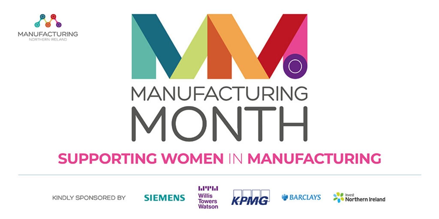 manufacturing month logo - supporting women in manufacturing